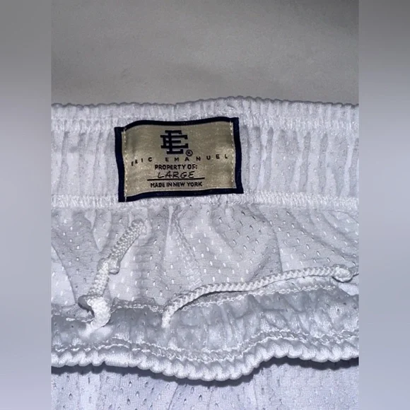 Eric Emanuel EE Basic Short (SS24) White / Navy BRAND NEW - Picture 5 of 5